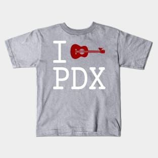I (guitar) PDX Kids T-Shirt